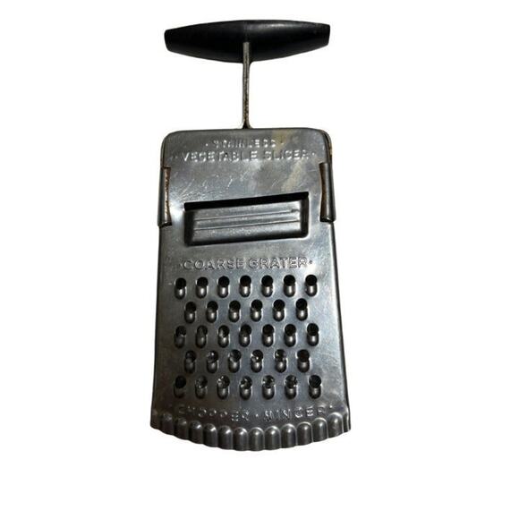 Vintage Mid-Century Double-Sided Shredder Slicer Kitchen Tool - Picture 2 of 4